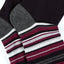 Alfani Striped Dress Socks Black Stripe