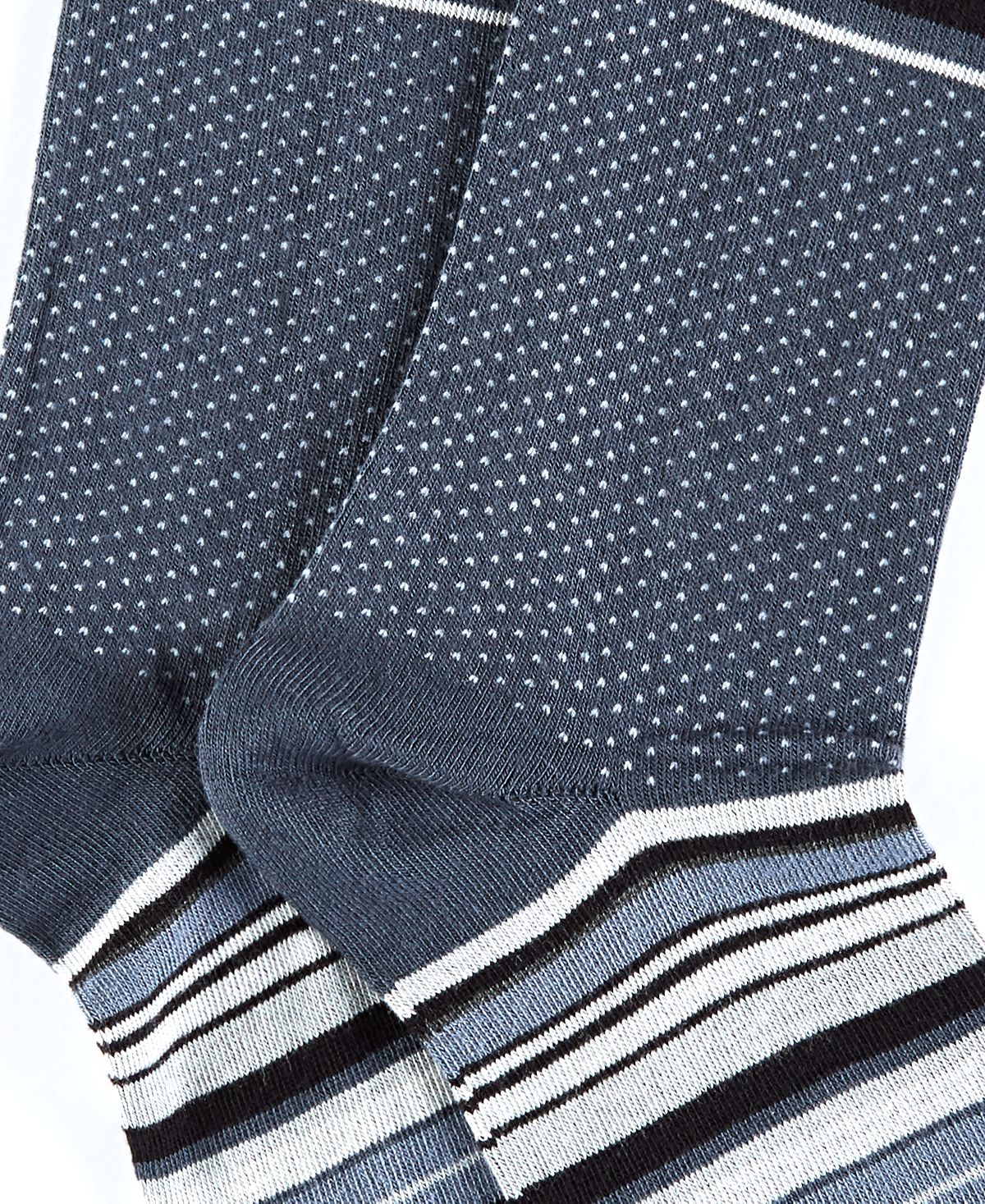 Alfani Striped Dress Socks Blue Multi Stripe