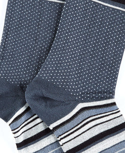 Alfani Striped Dress Socks Blue Multi Stripe thumbnail 2