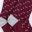 Alfani Striped Dress Socks Burgundy Dot