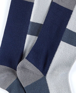 Alfani Striped Dress Socks Light Blue thumbnail 1