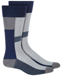 Alfani Striped Dress Socks Light Blue thumbnail 2