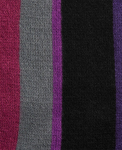 Alfani Striped Scarf Purple/Grey thumbnail 2