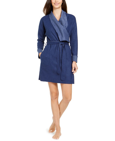 Alfani Super Soft Wrap Robe Admiral Heather