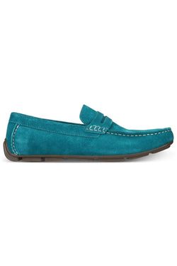 Alfani Teal Sal Suede Penny Driver thumbnail 2