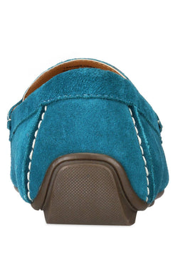Alfani Teal Sal Suede Penny Driver thumbnail 4