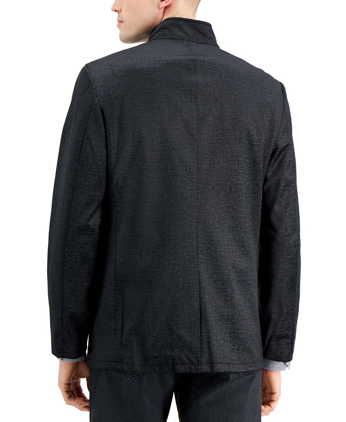 Alfani Textured Hybrid Sportcoat Deep Black