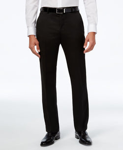 Alfani Traveler Solid Classic-fit Pants Black thumbnail 1