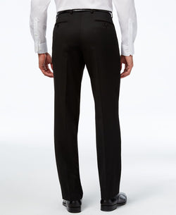 Alfani Traveler Solid Classic-fit Pants Black thumbnail 2