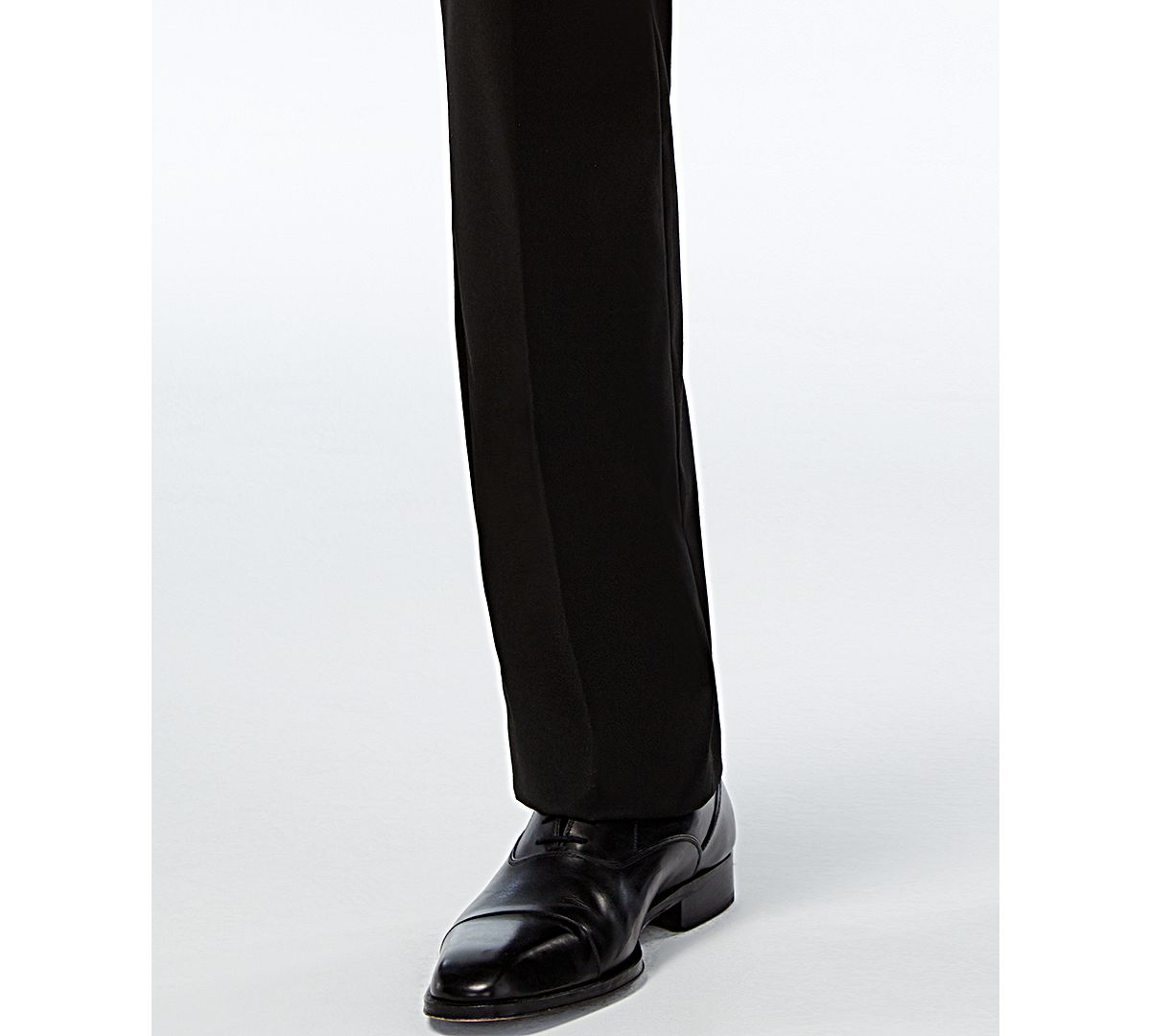 Alfani Traveler Solid Classic-fit Pants Black