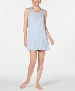 Alfani Ultra Soft Keyhole Printed Chemise in Stamped Daisy thumbnail 2