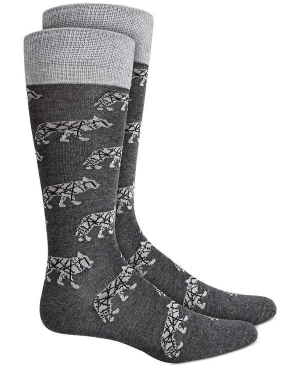 Alfani Wolf Socks Charcoal Grey