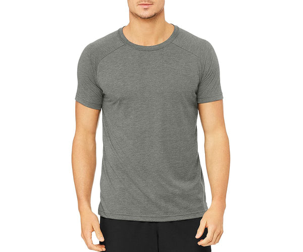 Alo Yoga The Triumph Crewneck Tee Gray Tri-Blend