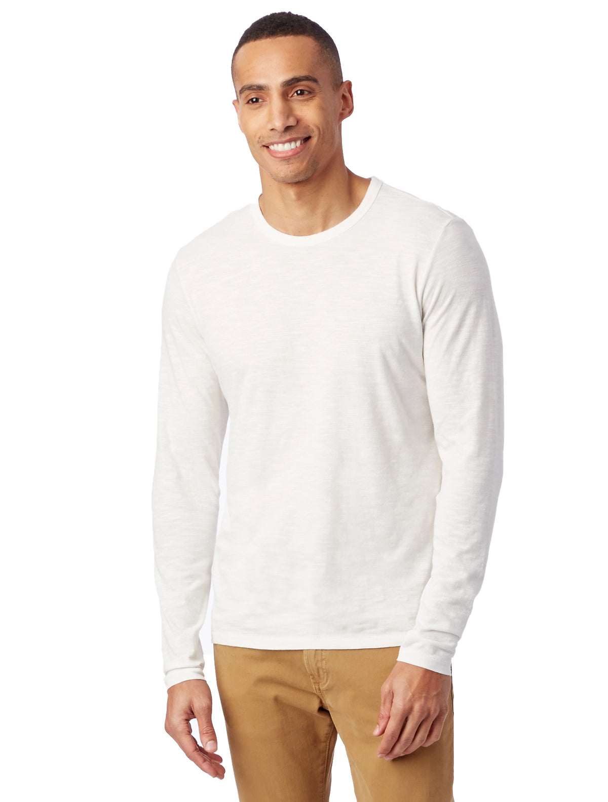 Alternative Apparel Alternative Mens the Keeper Cotton Crewneck T-Shirt white