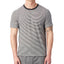 Alternative Apparel Striped Crew T-shirt Black