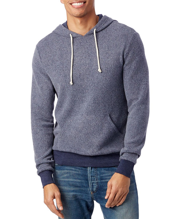 Alternative Eco Teddy Challenger Hooded Fleece Sweatshirt Eco True Navy