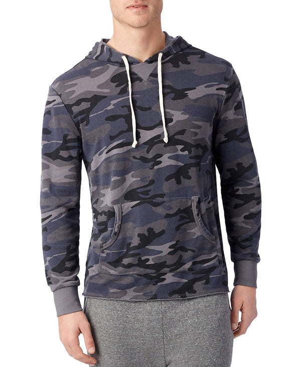 Alternative School Yard Hoodie in Camo Gray