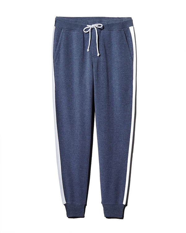 Alternative Side-stripe Jogger Pants Navy/White