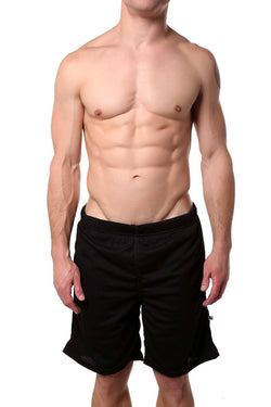 American Jock Black 17-In Workout Short w/Built-In Jockstrap thumbnail 1