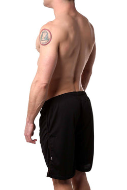 American Jock Black 17-In Workout Short w/Built-In Jockstrap thumbnail 2