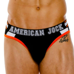 American Jock Black AJ8721 Hi-Cut Brief thumbnail 1