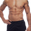 American Jock Black Elite Sport Jogging Short