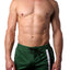 American Jock Forest Green Decathlon Coach Short W/Pockets