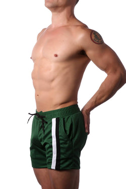 American Jock Forest Green Decathlon Coach Short W/Pockets thumbnail 2