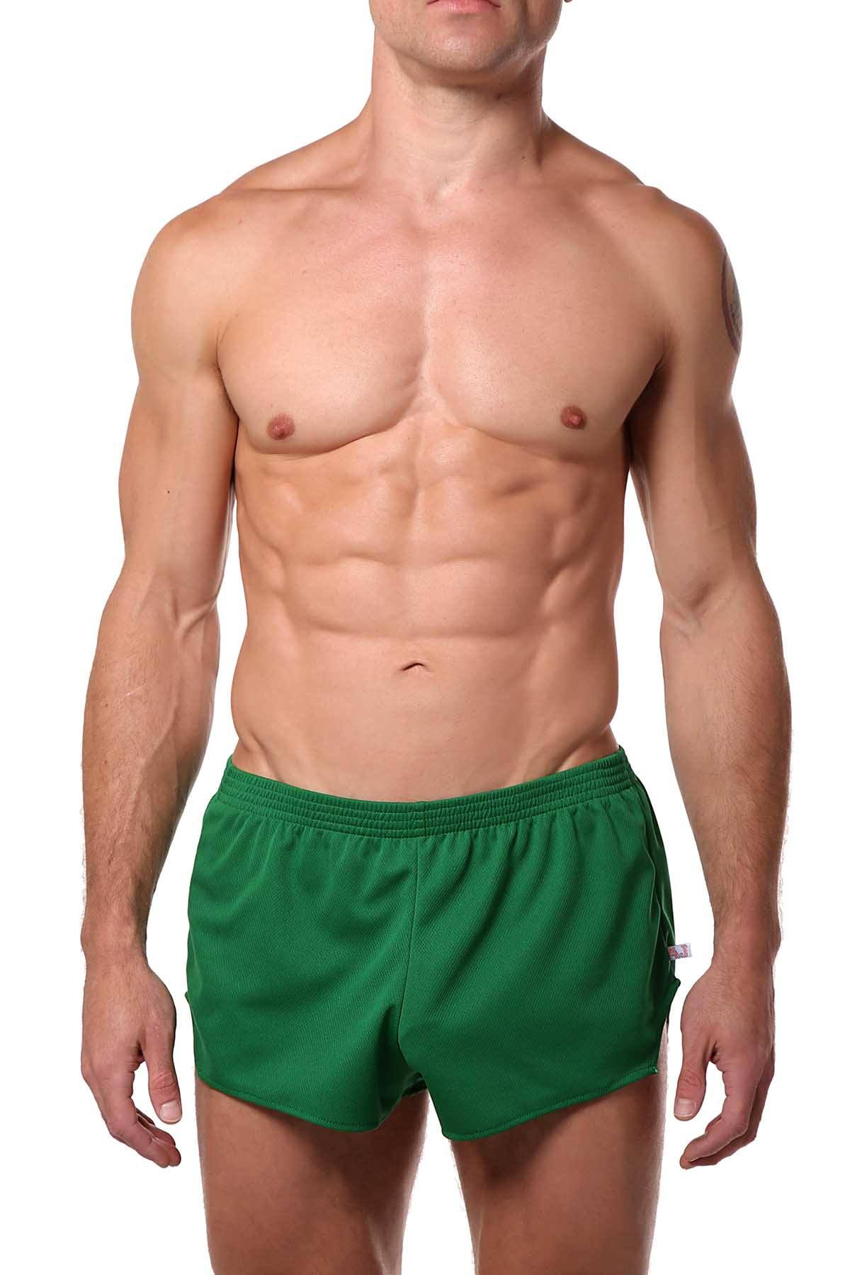 American Jock Green Running Short