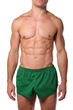 American Jock Green Running Short thumbnail 1