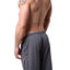 American Jock Grey 17-In Workout Short w/Built-In Jockstrap