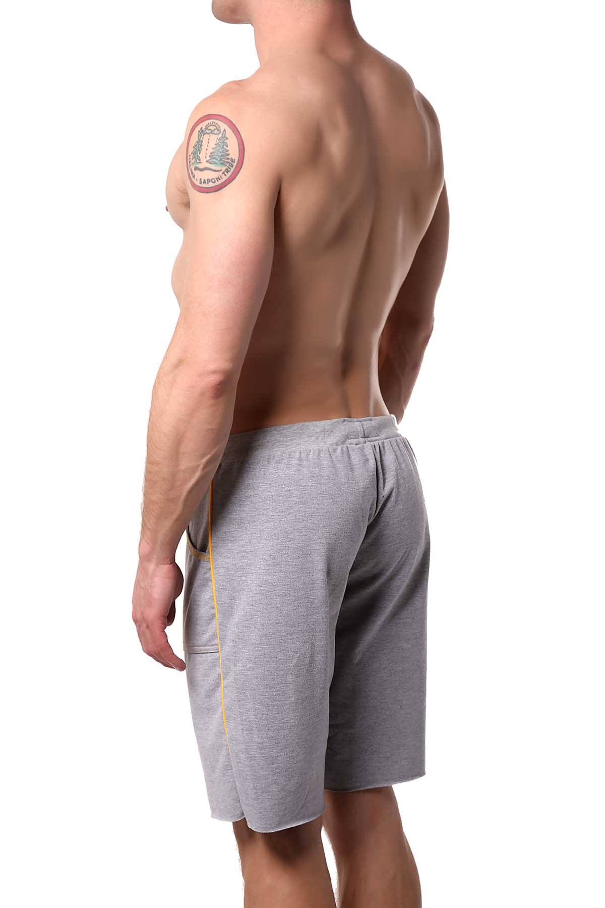 American Jock Heather-Grey Iron Short w/ Pockets
