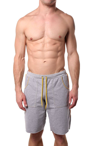 American Jock Heather-Grey Iron Short w/ Pockets