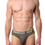 American Jock Olive/Yellow Team Jock-Brief