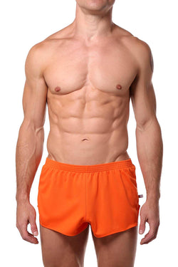 American Jock Orange Running Short thumbnail 1