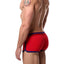 American Jock Red/Royal Athletic Square-Cut Brief