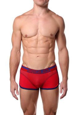 American Jock Red/Royal Athletic Square-Cut Brief thumbnail 1