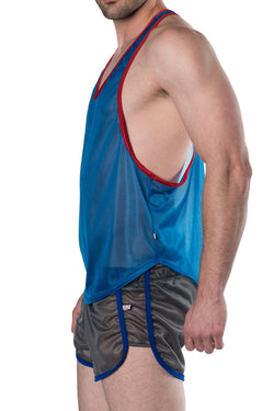 American Jock Royal/Red Athletics Muscle Tee thumbnail 2