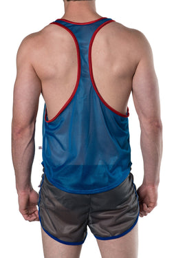 American Jock Royal/Red Athletics Muscle Tee thumbnail 3