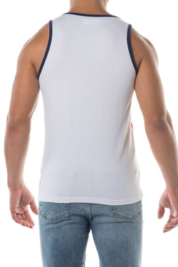 American Jock White Sport Classic Tank Top thumbnail 3