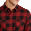 American Rag Austin Check Shirt Dark Scarlet