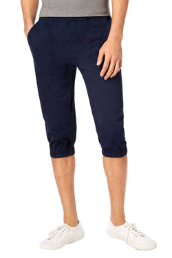 American Rag Basic Navy Stretch Cropped Jogger thumbnail 1