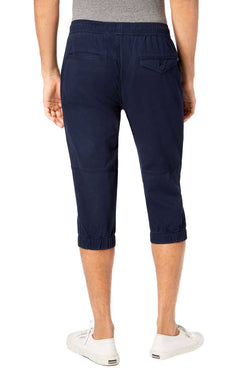 American Rag Basic Navy Stretch Cropped Jogger thumbnail 3
