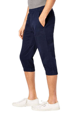 American Rag Basic Navy Stretch Cropped Jogger thumbnail 2