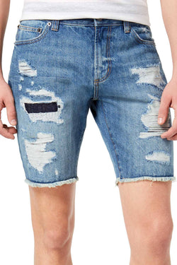 American Rag Blue Skies Wash Ripped Denim Short thumbnail 1