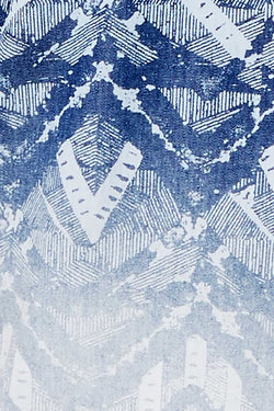 American Rag Blue Wash Geo-Print Ombre Shirt thumbnail 3