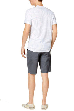 American Rag Bright White/Fog Blue Tie Dye T-Shirt thumbnail 4