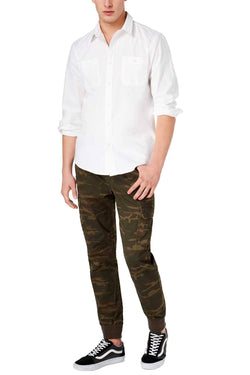 American Rag Bright White Jason Workwear Shirt thumbnail 3