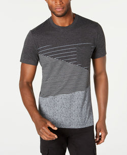 American Rag Colorblocked T-shirt Charcoal Hthr thumbnail 1