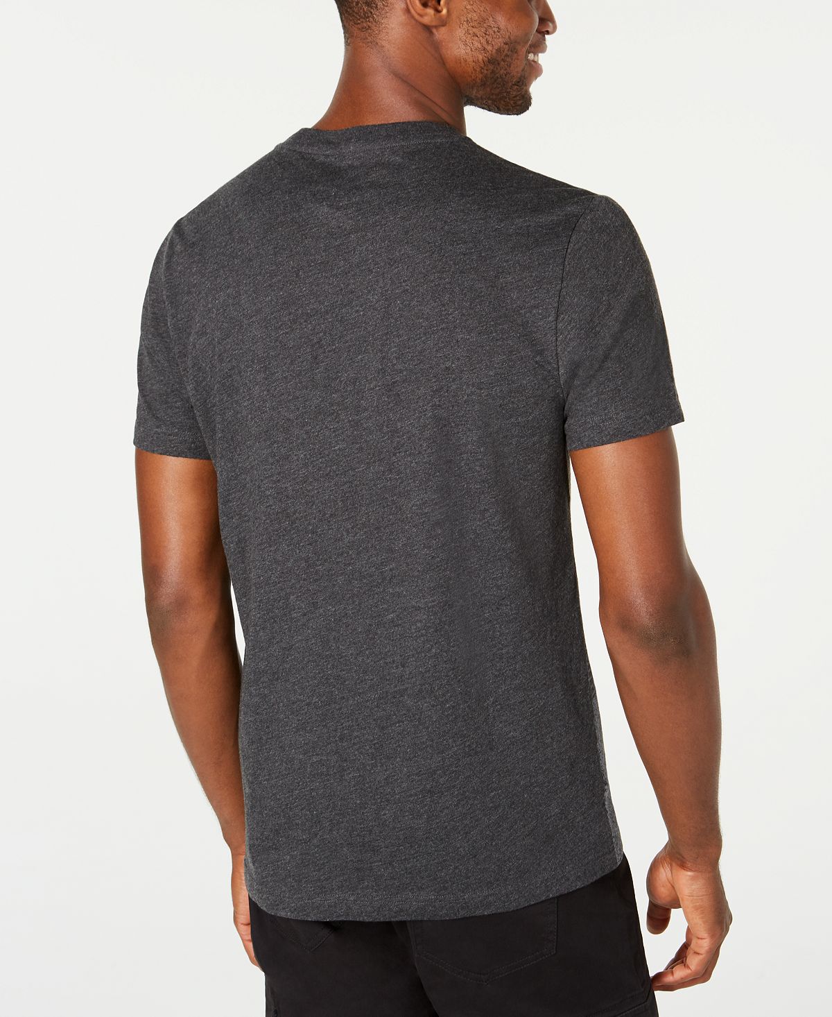 American Rag Colorblocked T-shirt Charcoal Hthr